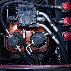 Transfer Case & Hydraulic Pump Assembly